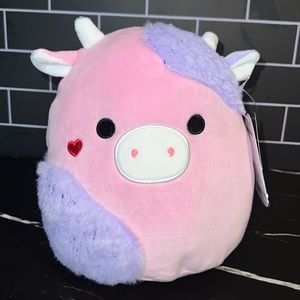 Patty the Cow with Fuzzy Glittery Patches